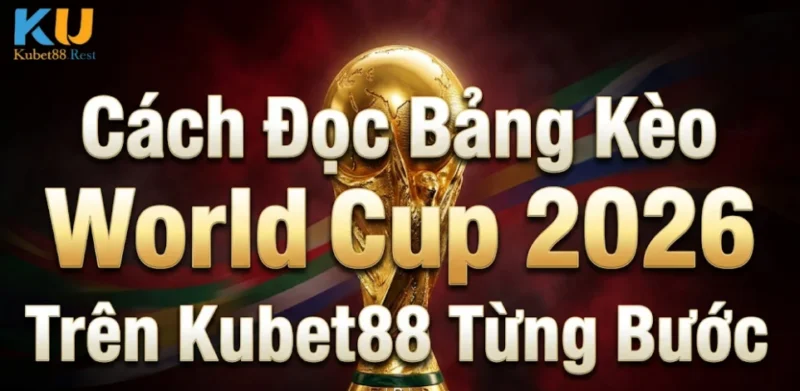 Cách Đọc Bảng Kèo World Cup 2026 Trên Kubet88 Từng Bước
