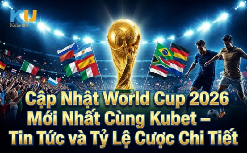 Cập Nhật World Cup 2026 Mới Nhất Cùng Kubet – Tin Tức và Tỷ Lệ Cược Chi Tiết