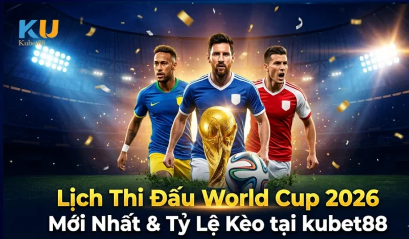 Lịch Thi Đấu World Cup 2026 Mới Nhất & Tỷ Lệ Kèo Tại Kubet88