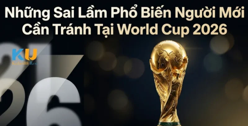 Những Sai Lầm Phổ Biến Người Mới Cần Tránh Tại World Cup 2026