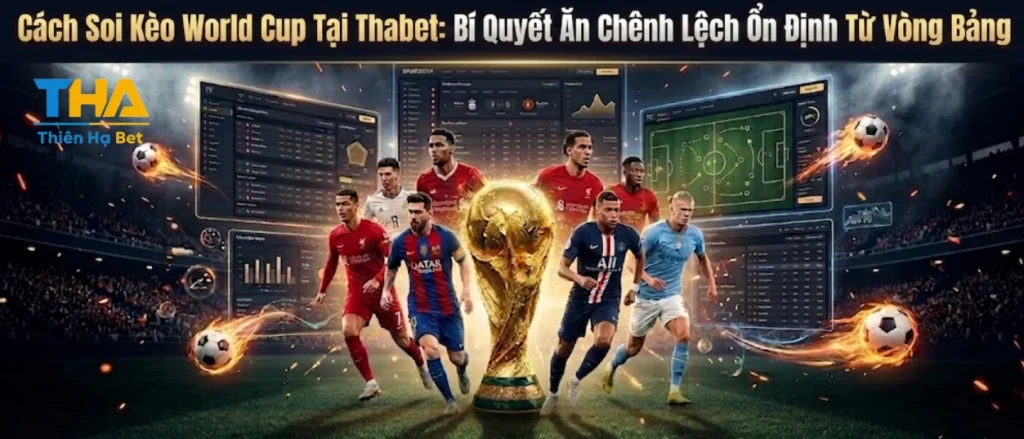 Cách Soi Kèo World Cup Tại Thabet: Bí Quyết Ăn Chênh Lệch Ổn Định Từ Vòng Bảng