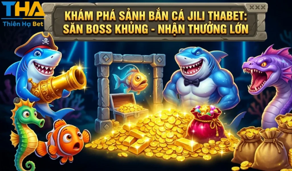 KHÁM PHÁ SẢNH BẮN CÁ JILI THABET: SĂN BOSS KHỦNG - NHẬN THƯỞNG LỚN
