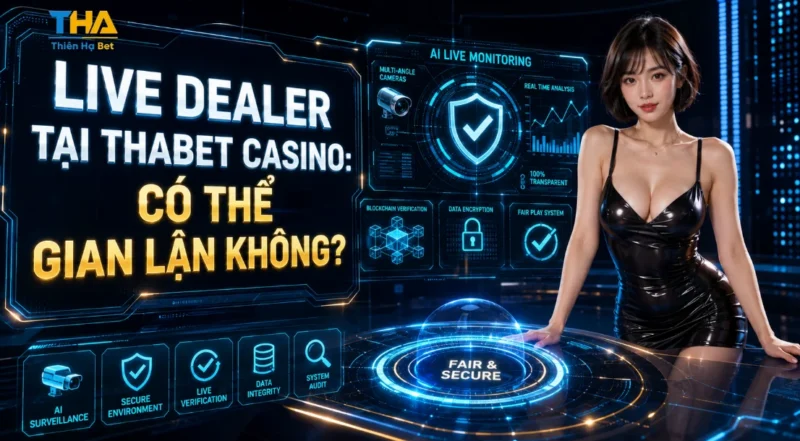 Live Dealer Tại Thabet Casino: Có Thể Gian Lận Không?
