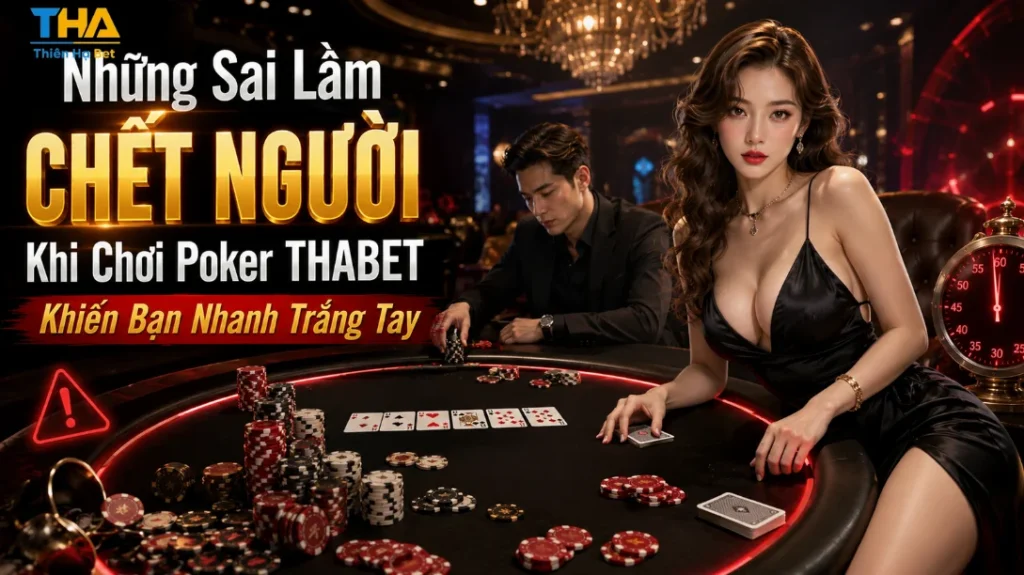 Những Sai Lầm Chết Người Khi Chơi Poker THABET Khiến Bạn Nhanh Trắng Tay